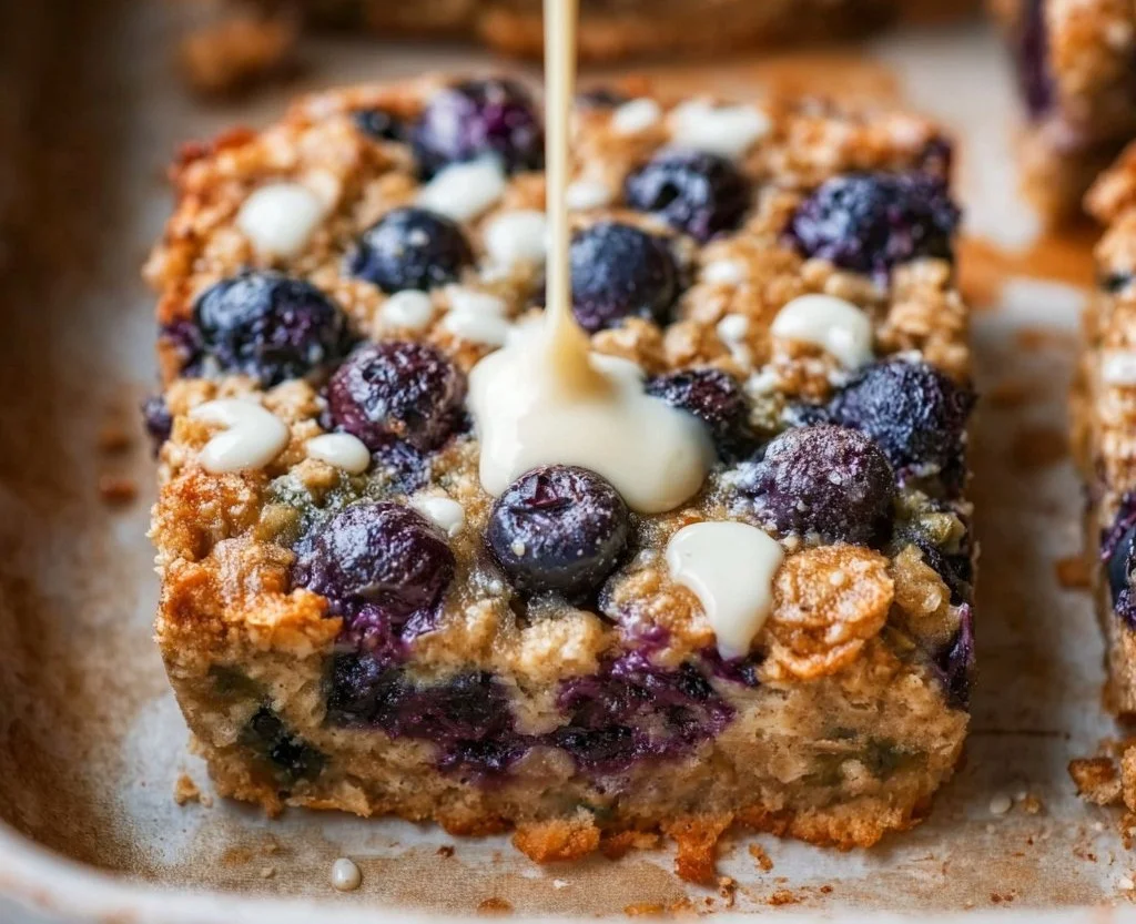 Healthy Blueberry Breakfast Baked Oatmeal