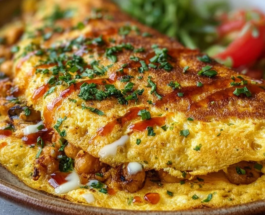 Simple Vegan Chickpea Omelette
