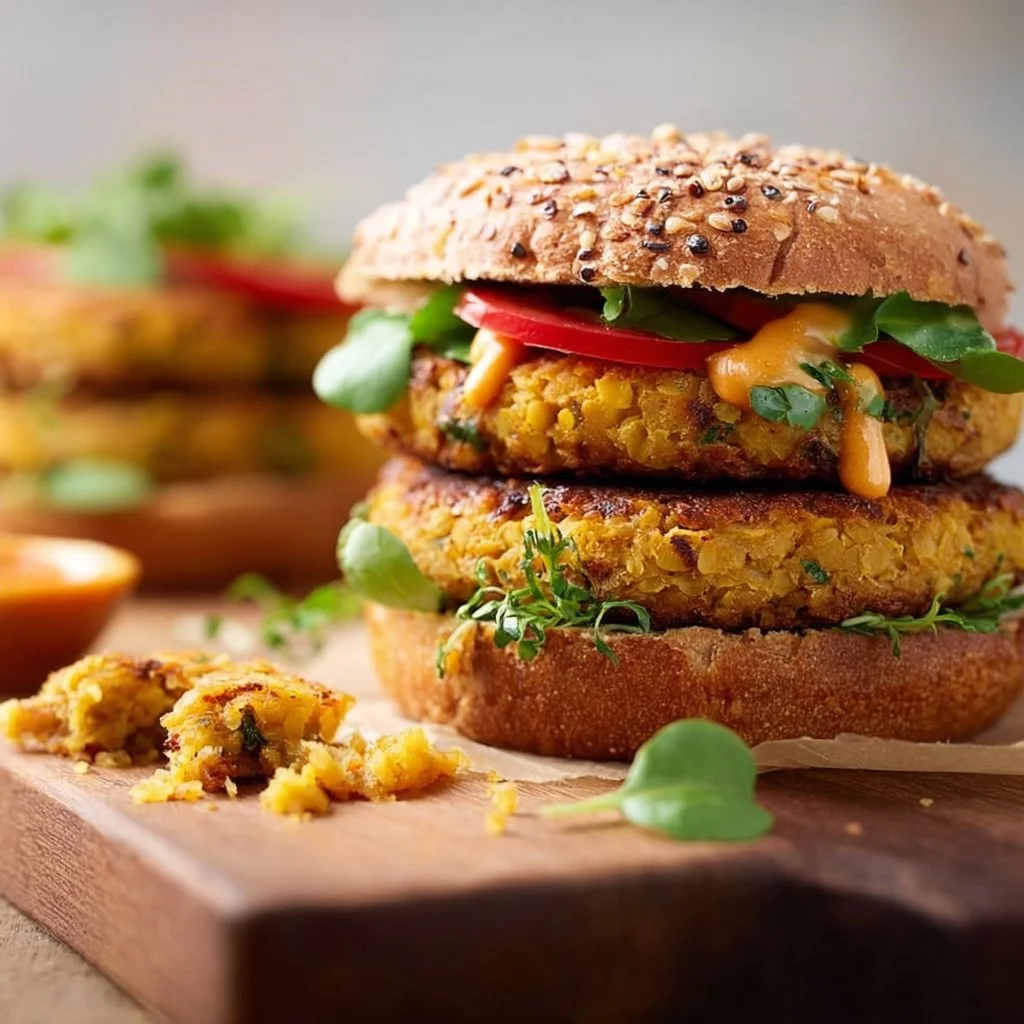 Vegan Chickpea Burgers