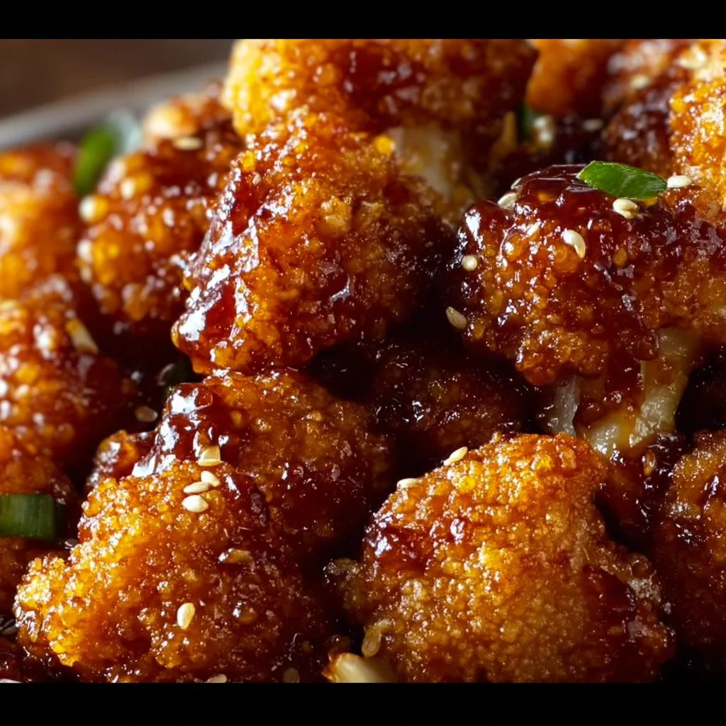 Amazing Sticky Honey Garlic Cauliflower in 5 Steps