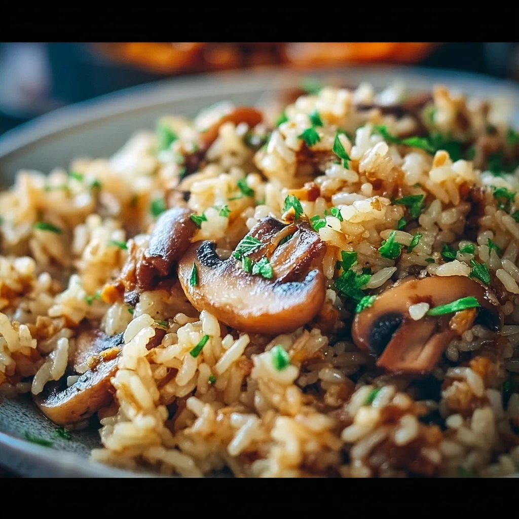 BEST Mushroom Rice