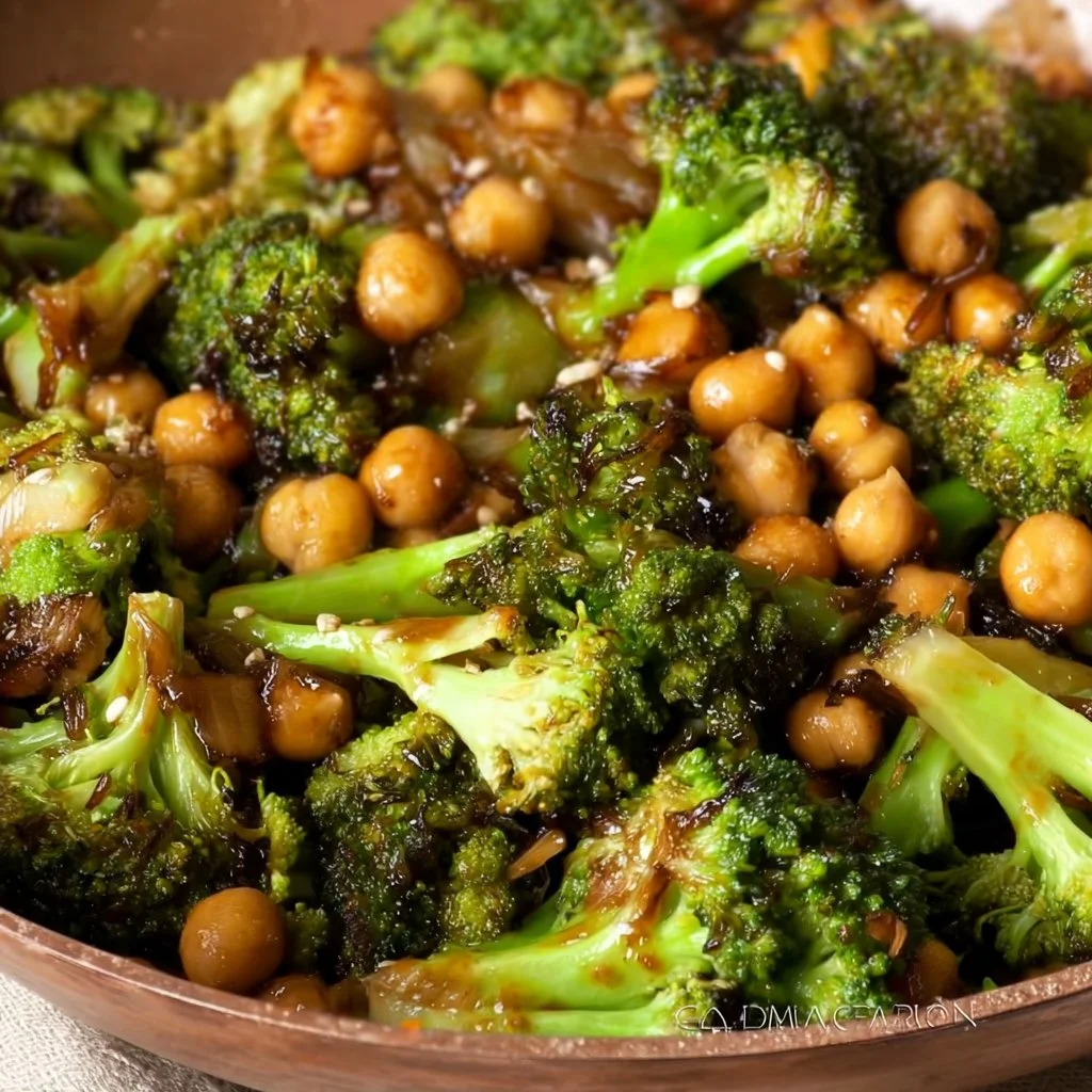 Broccoli Stir Fry with Chickpeas