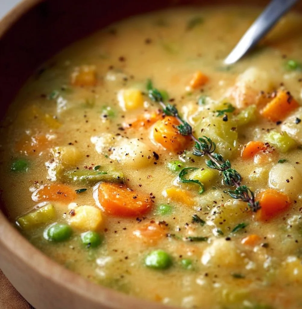 Comforting One-Pot Creamy Vegetable Soup