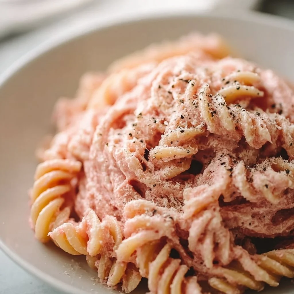 Creamy Vegan Pink Pasta