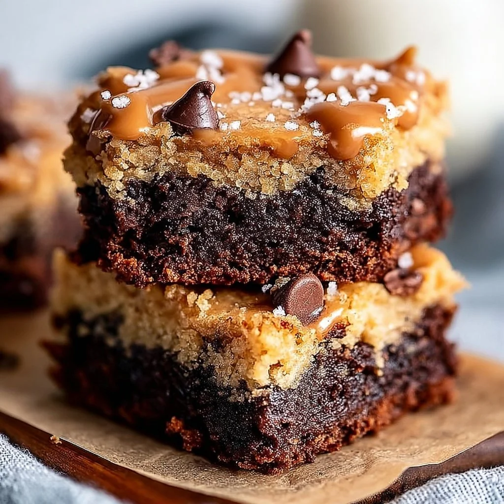Double Layer Vegan Brookies