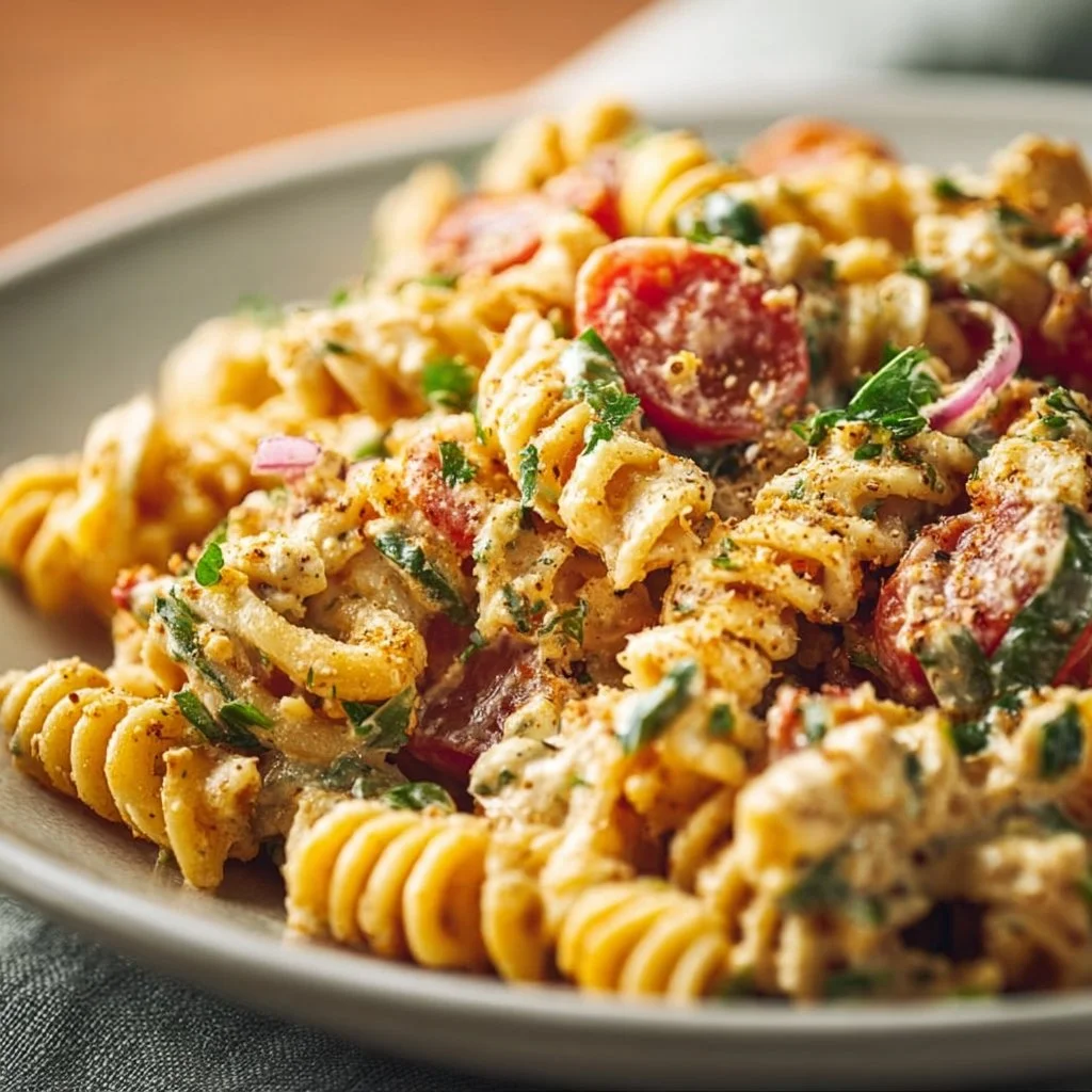 Easy High Protein Vegan Pasta Salad