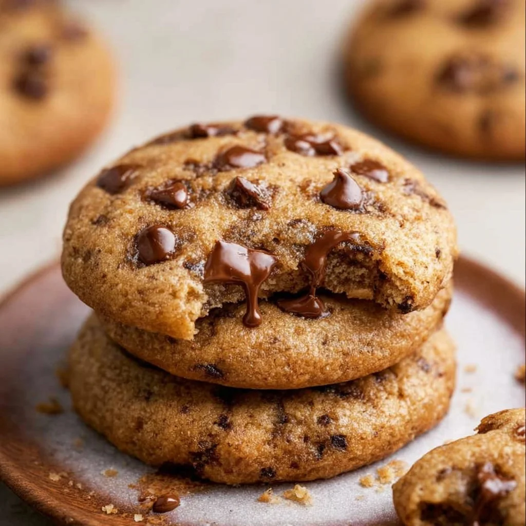 Healthy Banana Chocolate Chip Cookies