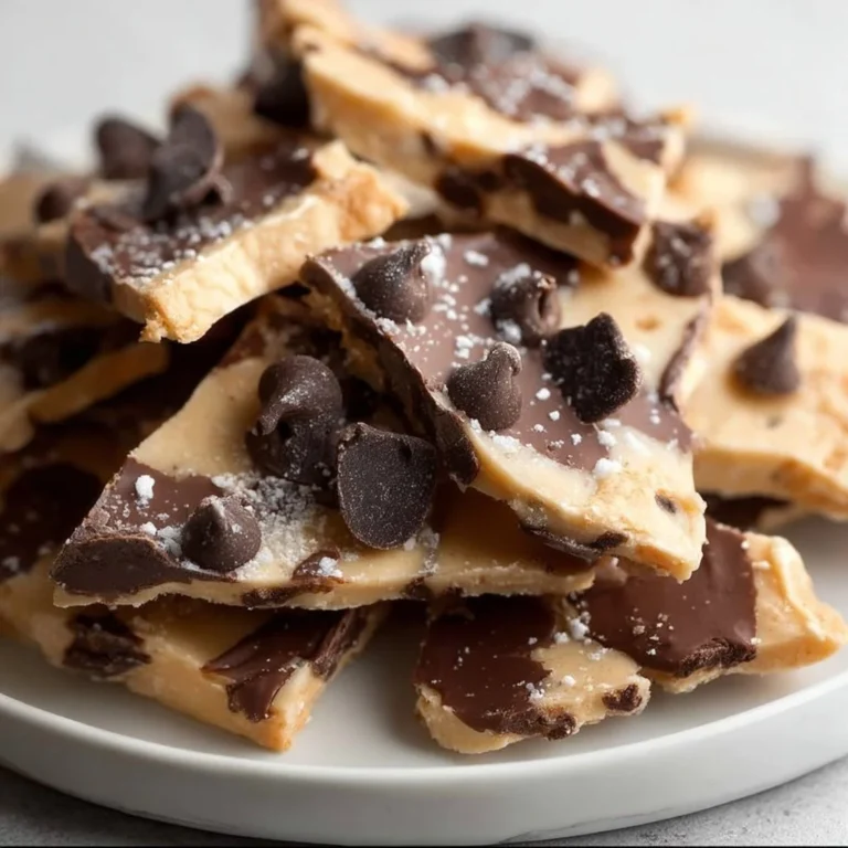 Healthy cookie dough bark made with nutritious ingredients