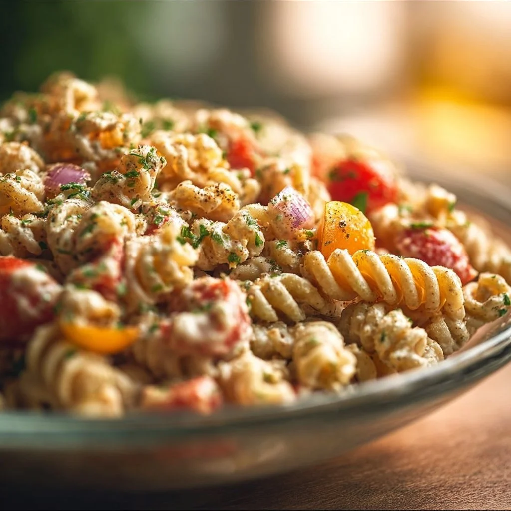 High Protein Vegan Pasta Salad