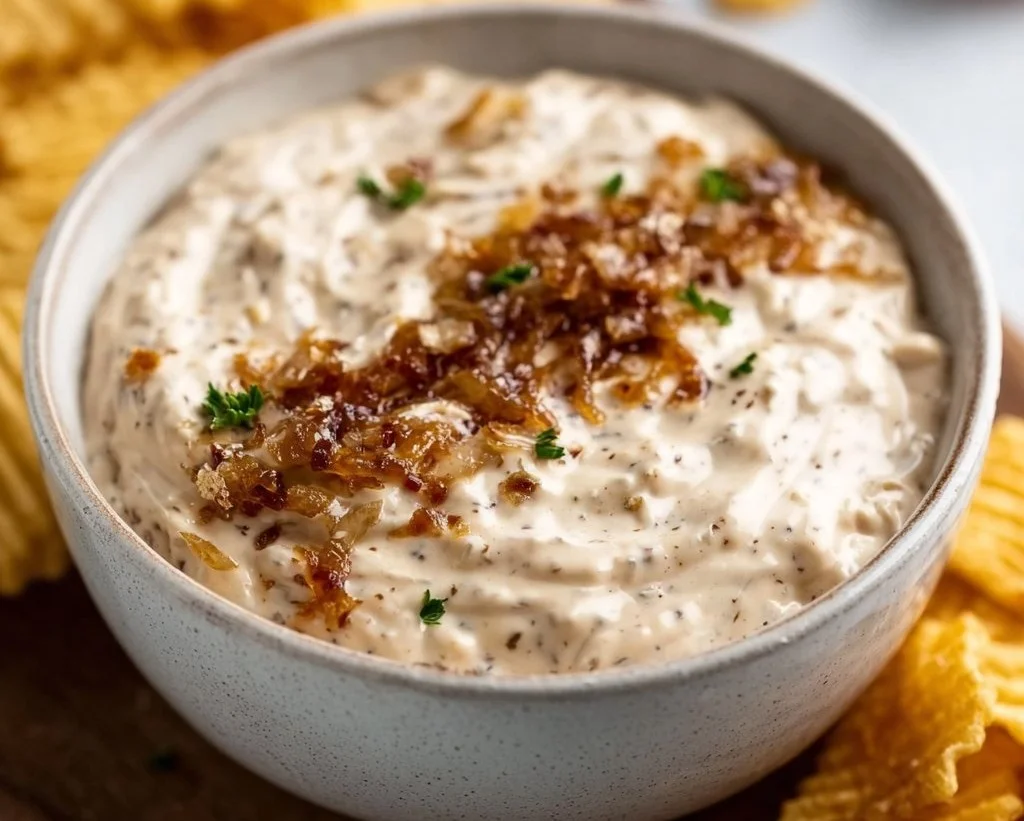 Homemade Vegan French Onion Dip