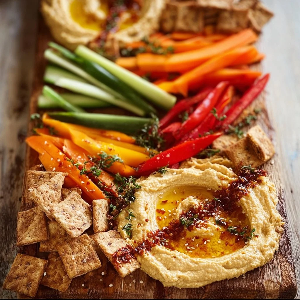 Hummus Snack Board