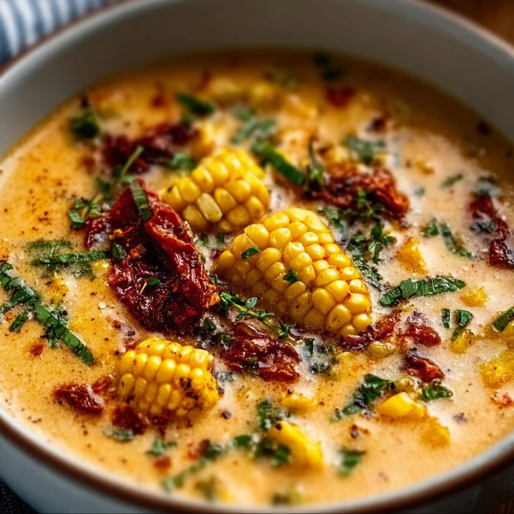 Irresistible Sun Dried Tomato Corn Chowder for Cozy Evenings