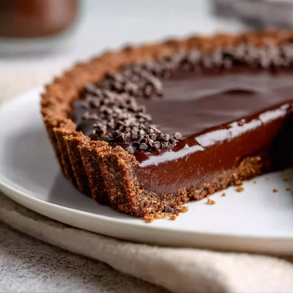 No-Bake Vegan Chocolate Tart