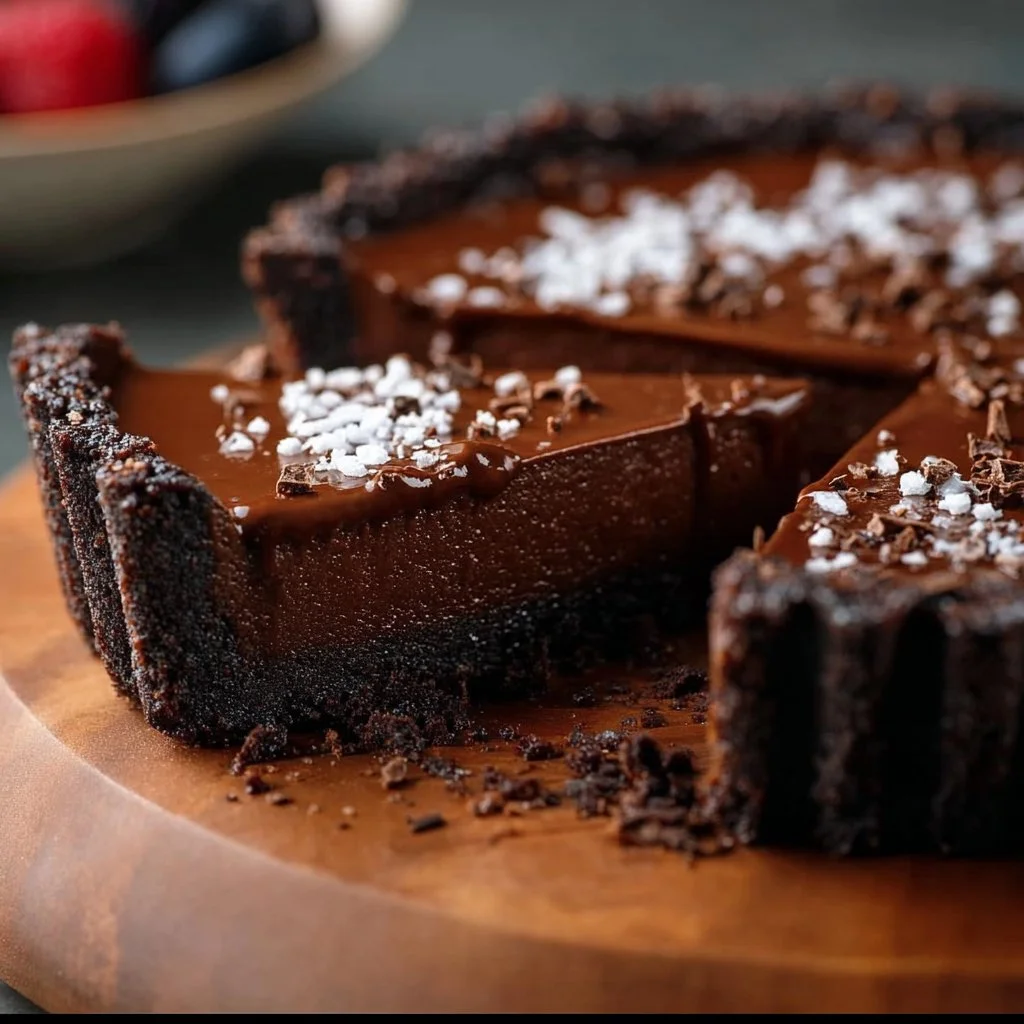 No Bake Vegan Chocolate Tart
