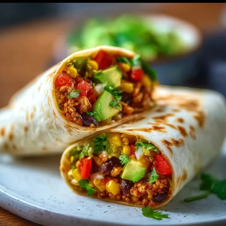 Quick and flavorful vegan burrito wraps ready in 10 minutes.