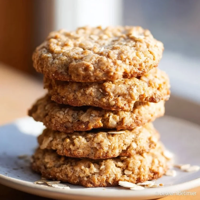 Delicious gluten-free vegan oatmeal cookies on a wooden table