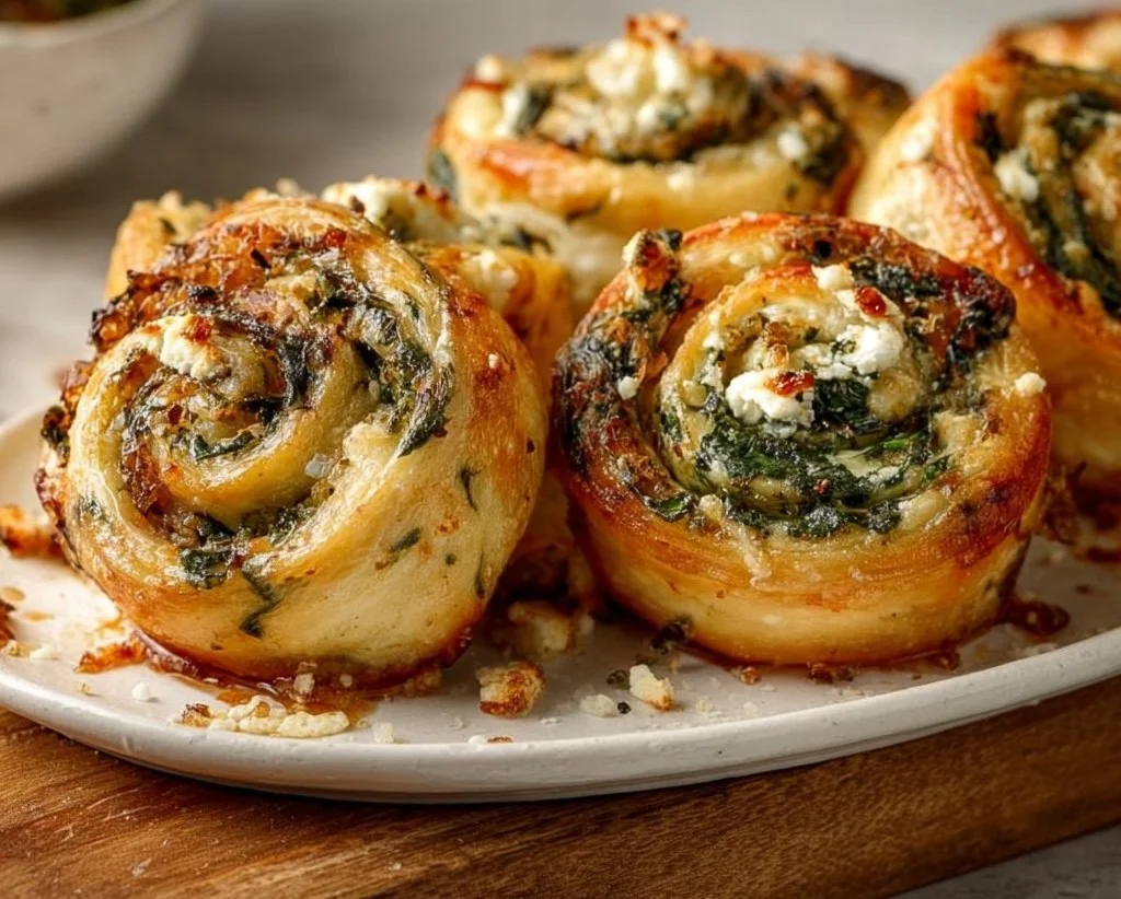 Spinach and Feta Pinwheels
