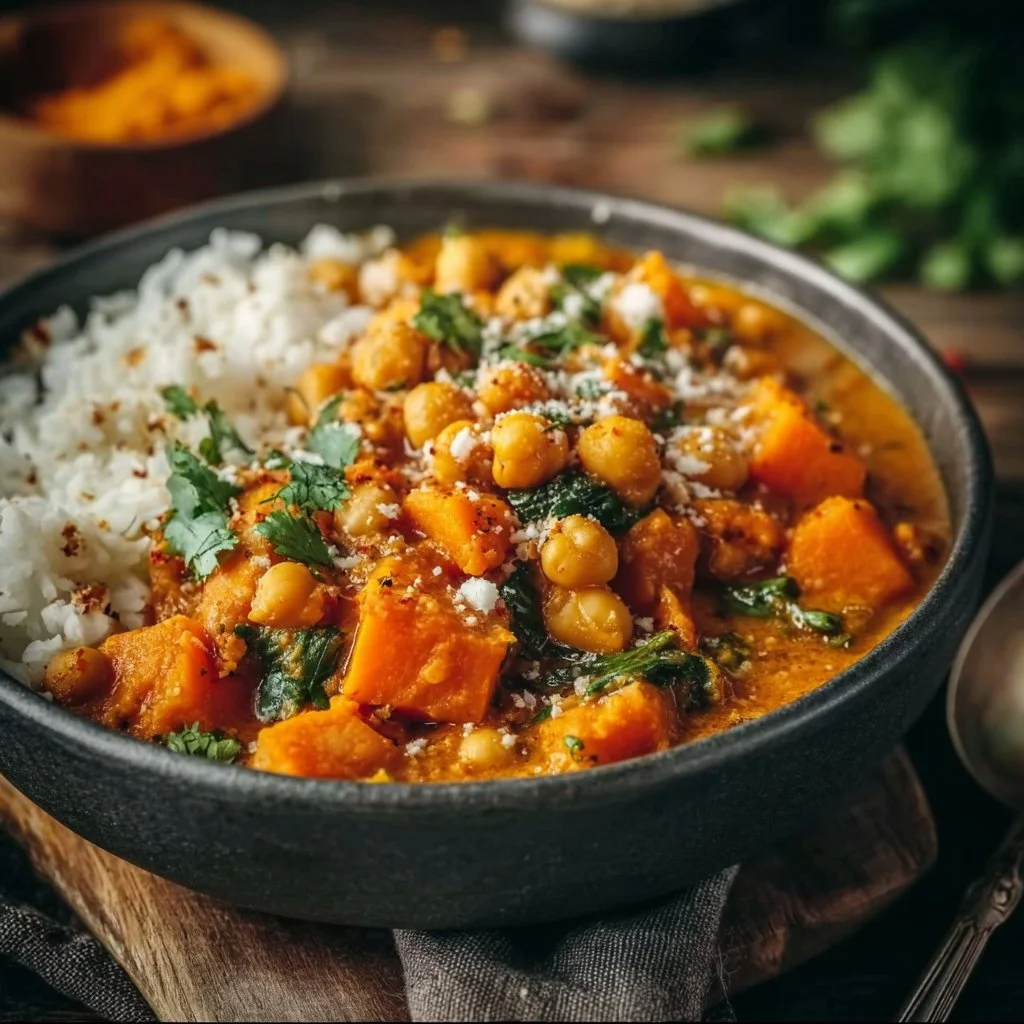 Sweet Potato and Chickpea Curry