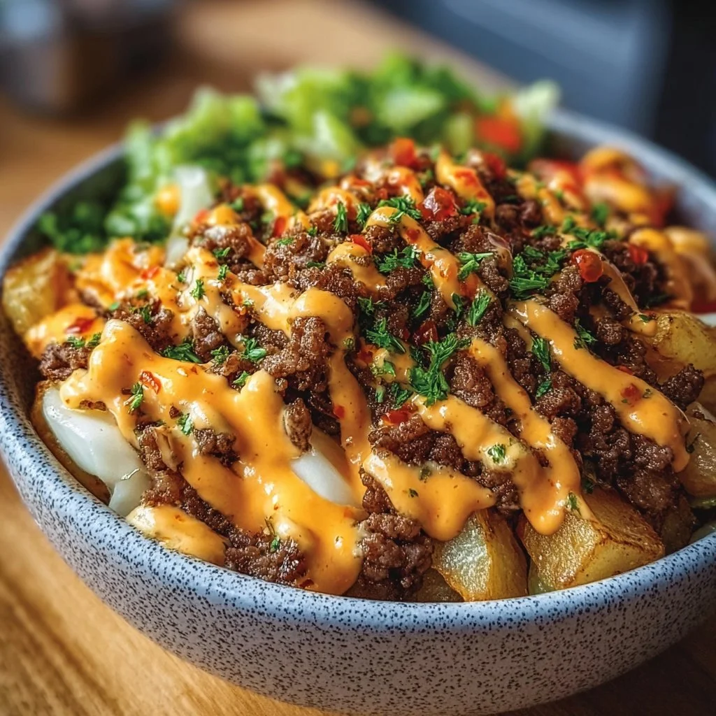 The Best Smash Burger Bowl