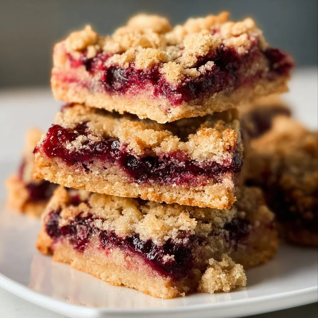 Delicious vegan berry crumble bars made with fresh berries and a crumbly topping