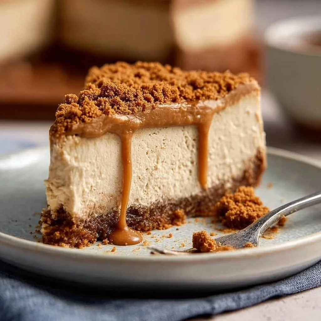 Vegan Biscoff Cheesecake