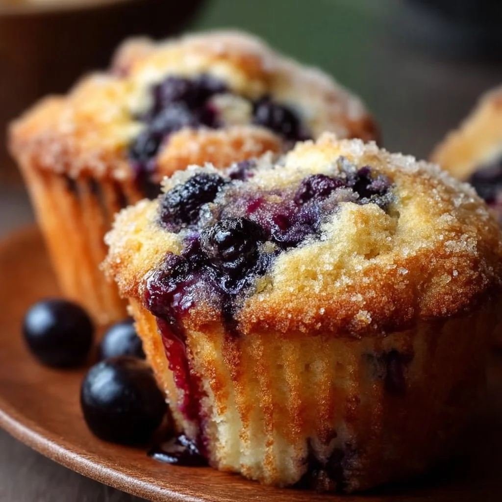 Vegan Blueberry Muffins