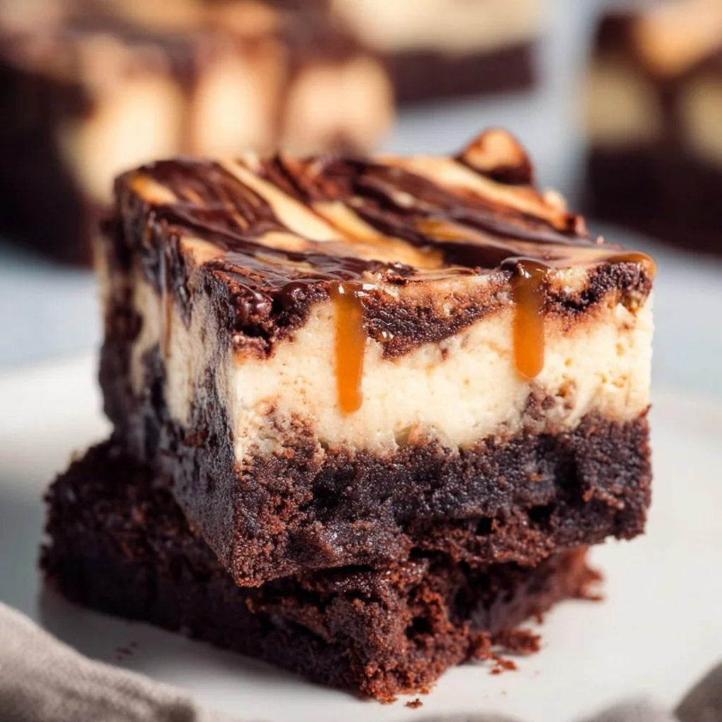 Vegan Cheesecake Brownies