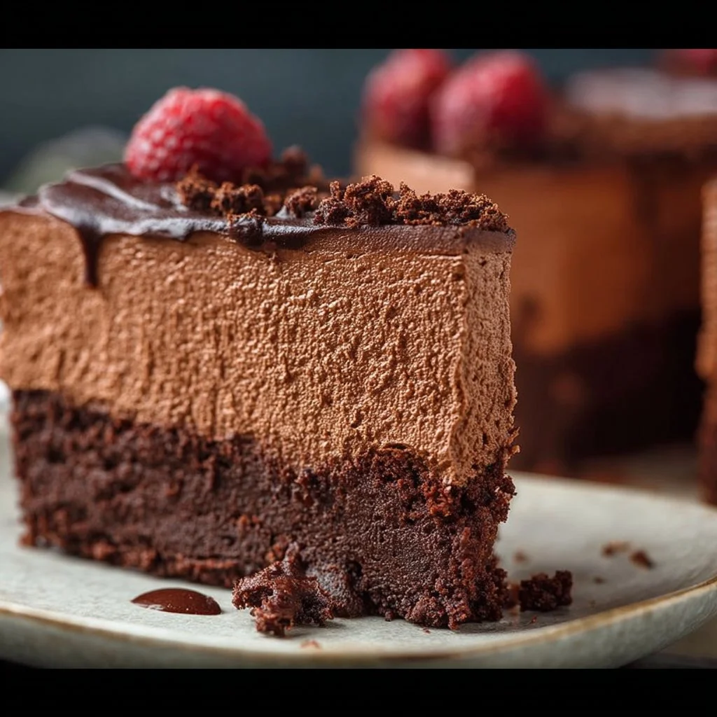 Vegan Chocolate Mousse Cake