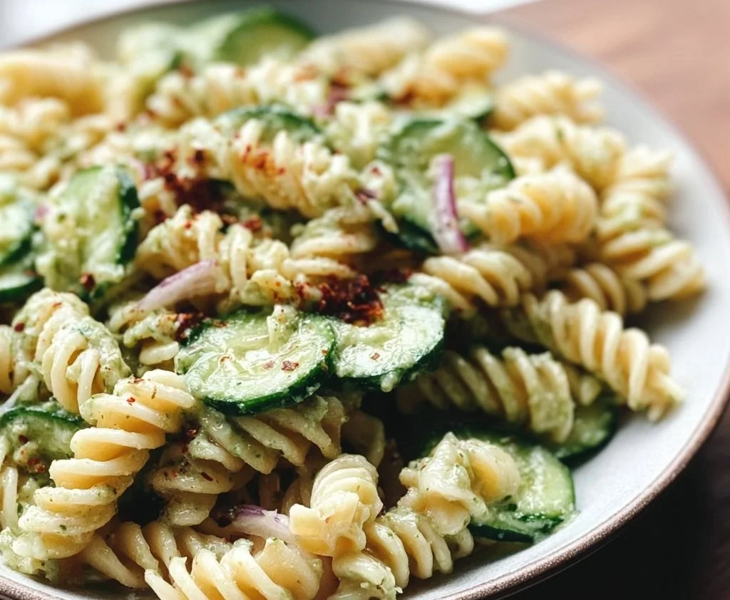 Vegan Cucumber Pasta Salad