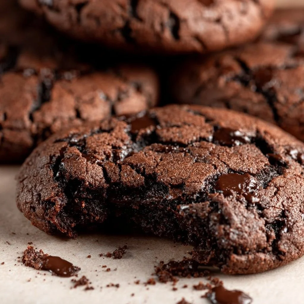 Vegan Double Chocolate Chip Cookies