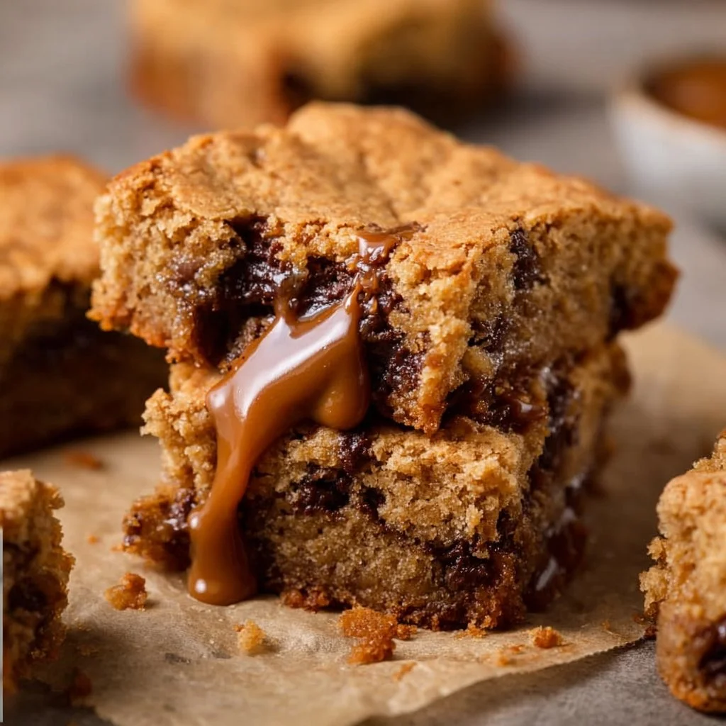 Vegan Peanut Butter Blondies