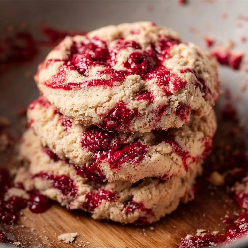 Vegan Raspberry Cookies Recipe