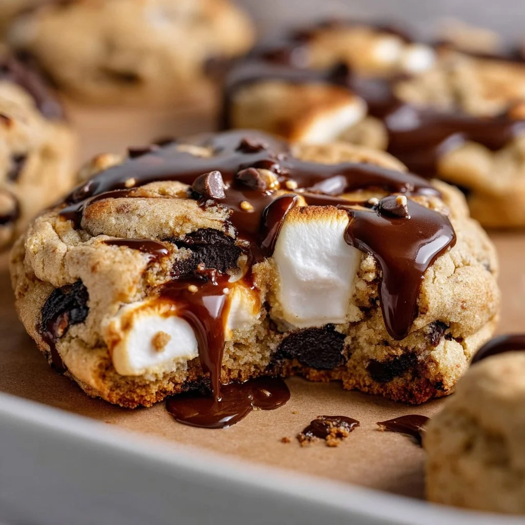 Vegan Smores Cookie Bake