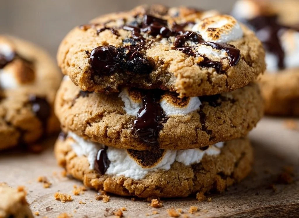 Vegan S'mores Cookies