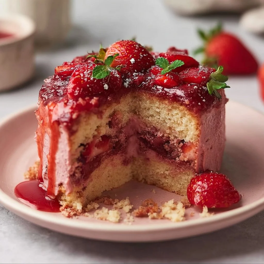 Vegan Strawberry Cake