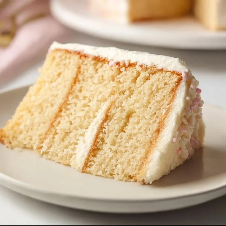Delicious Vegan Vanilla Cake topped with fresh berries and icing