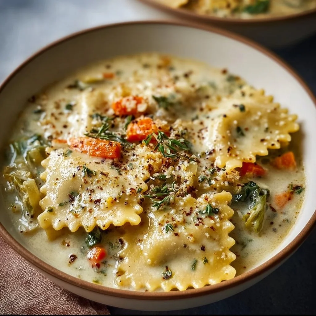 Vegan White Lasagna Soup