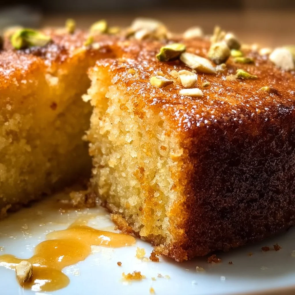 Cardamom Semolina Cake