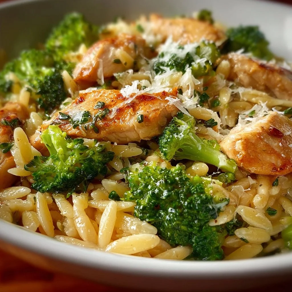 Chicken Broccoli Orzo