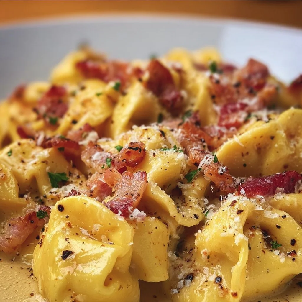 Easy Tortellini Carbonara