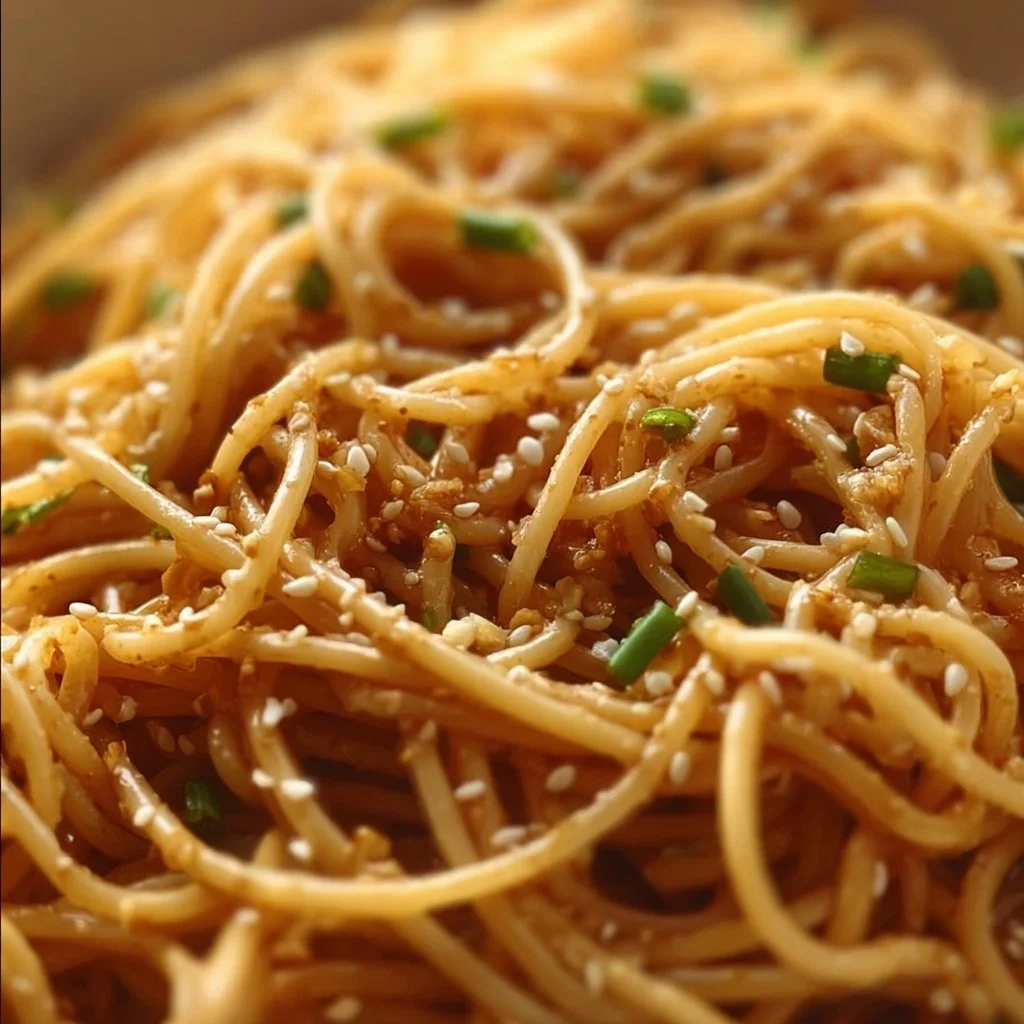 Garlic Sesame Noodles: 20-Minute Flavorful Comfort Food