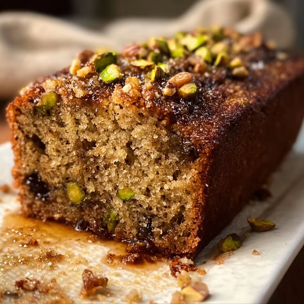 Pistachio Walnut Date Loaf