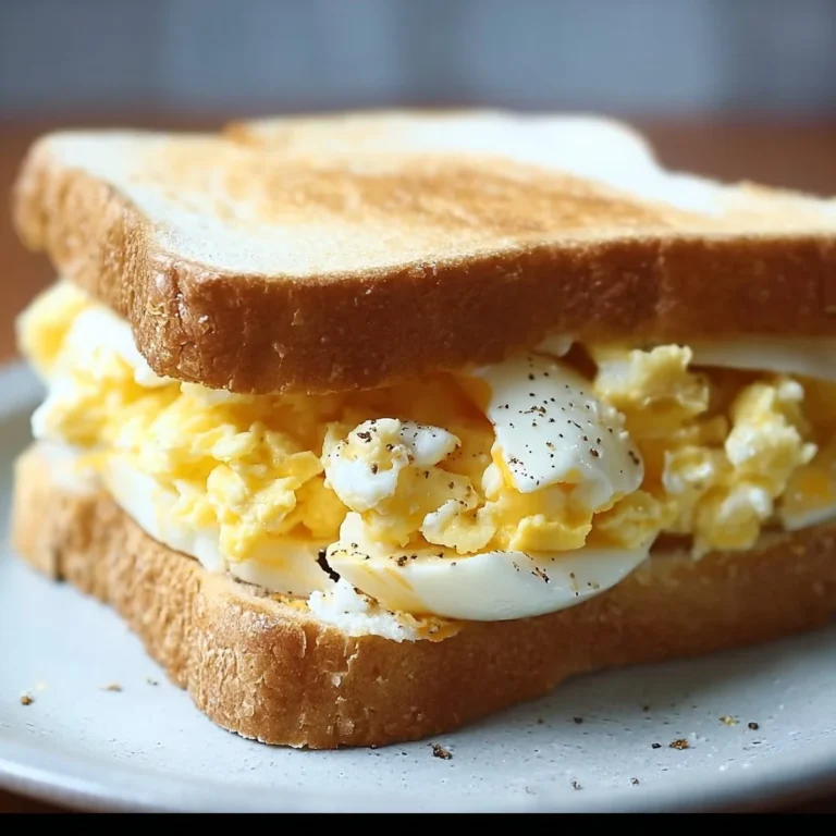 Delicious homemade tamago egg sandwich with fresh ingredients