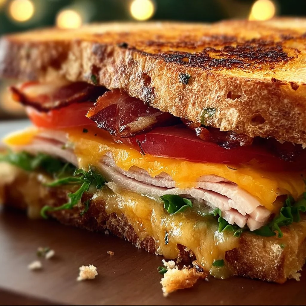 Turkey Bacon Melt Sandwich
