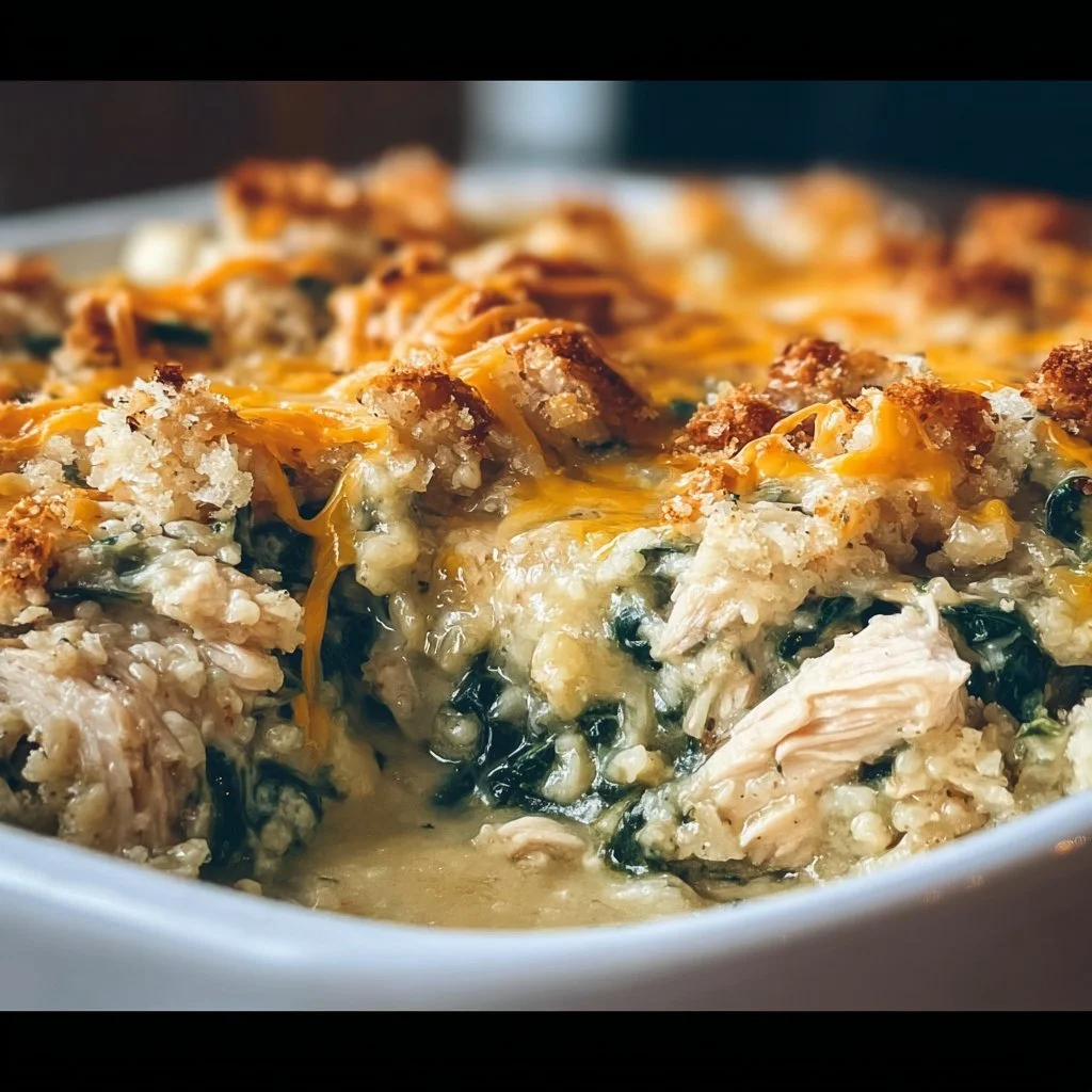 Chicken Spinach Casserole