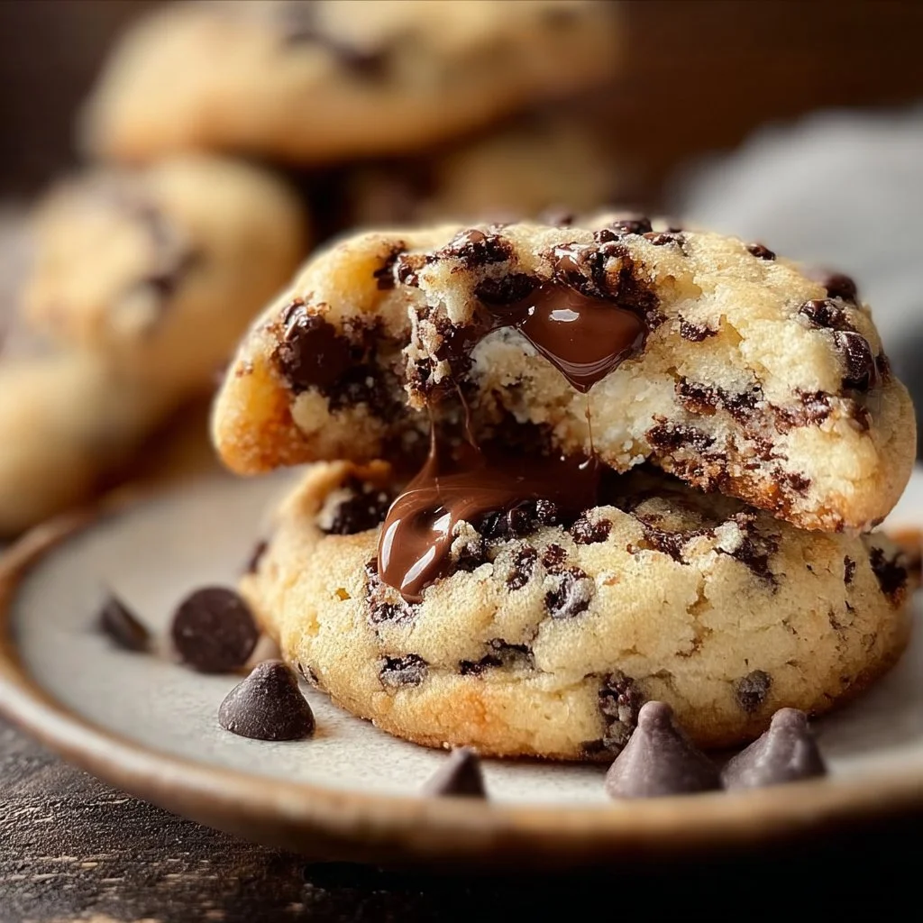 Chocolate Chip Cheesecake Cookies
