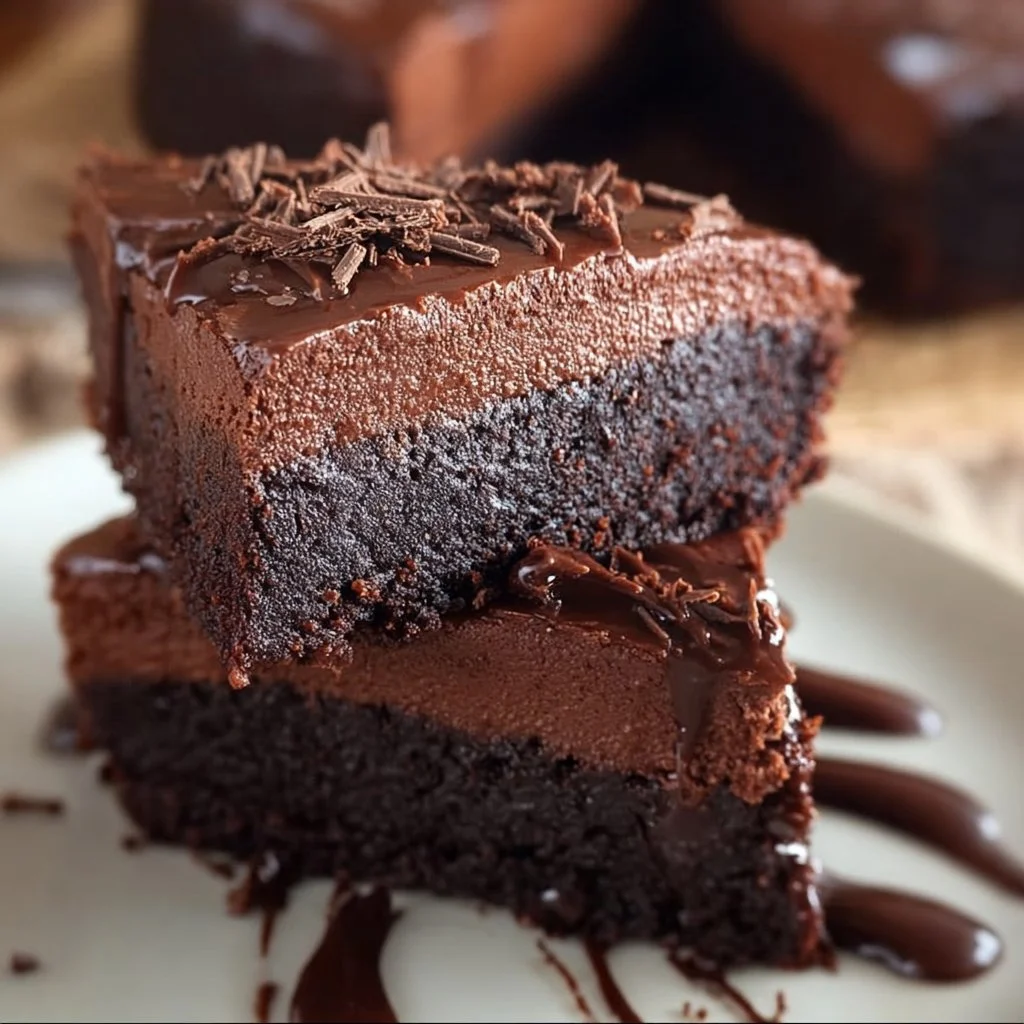 Chocolate Mousse Brownies