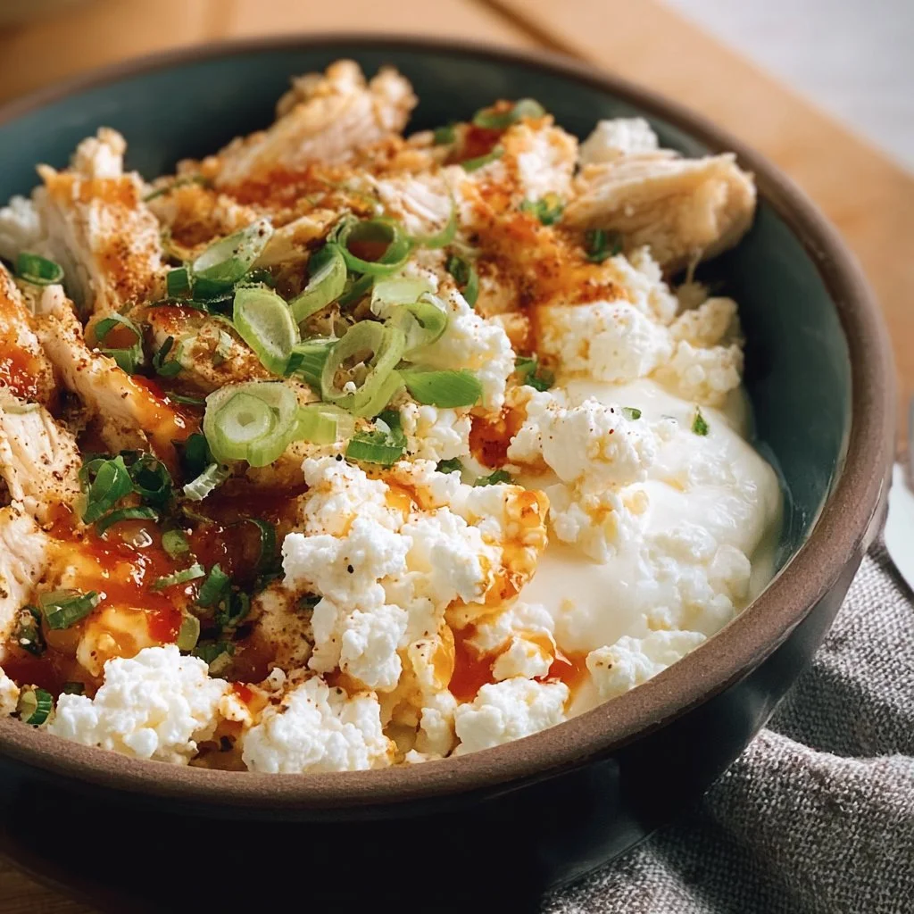 Cottage Cheese Chicken Bowl