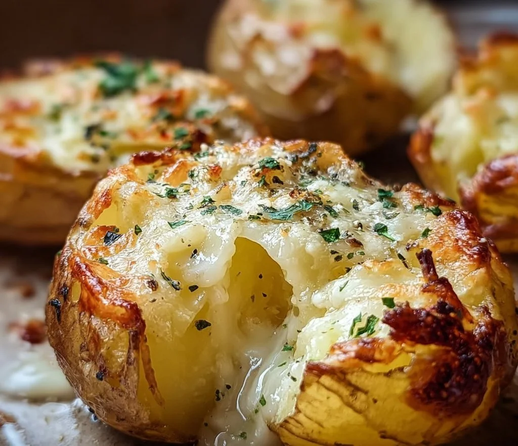 Creamy Parmesan Oven-Baked Potatoes