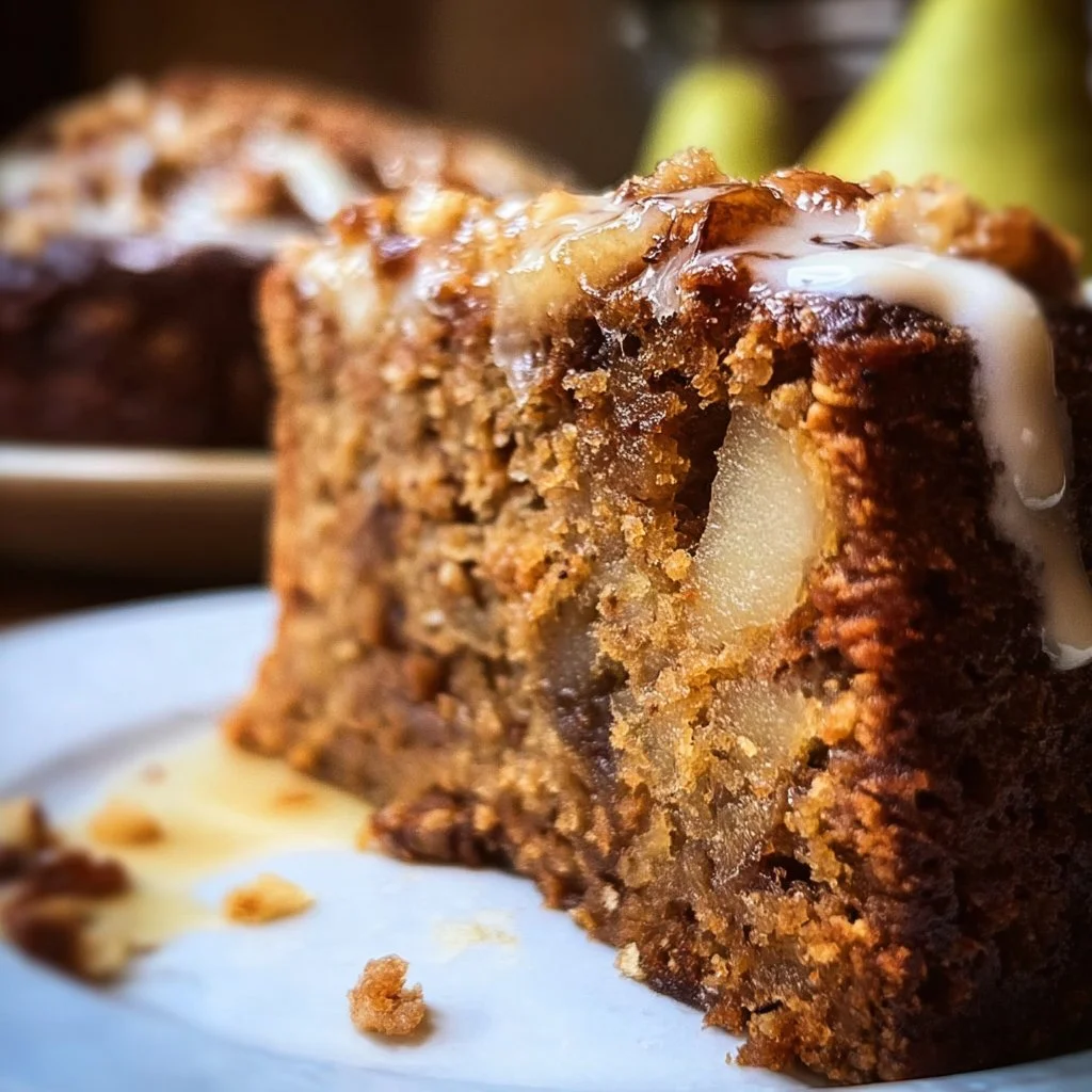 Date Pear Ginger Cake